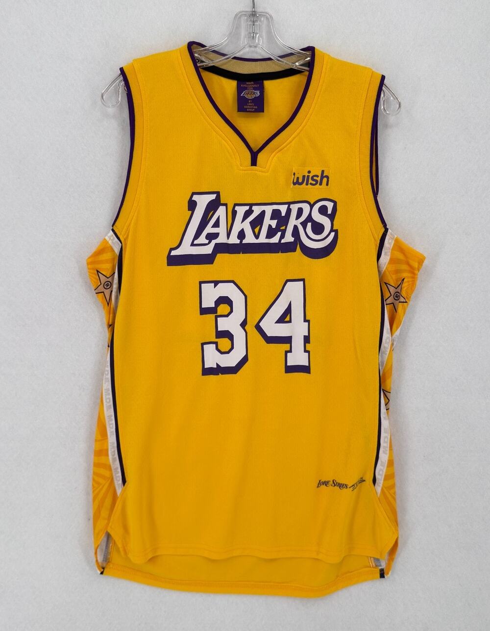 Los Angeles Lakers Shaquille O'Neal Lore Series City Edition Wish Jersey Sz XL
